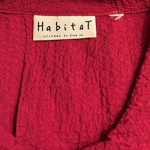 3 Habitat Women's Asymetrical Red,Blue , Periwinkle Sz S Boho Cottage 3/$40 - Picture 11 of 16